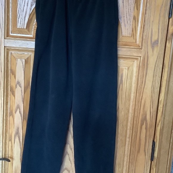Land's End/Black/Medium/Fleece pants with pockets! - Picture 1 of 3